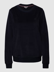 Sweatshirt mit Logo-Stitching von TOMMY HILFIGER Blau - 31