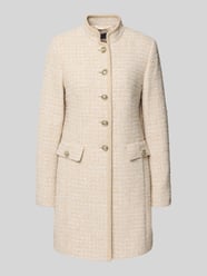 Lange jas met viscose en pailletten van WHITE LABEL Beige - 8