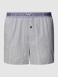 Boxershort met labelprint van Emporio Armani Wit - 17