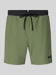 Zwemshorts met contrasterend logo model 'STARFISH' van BOSS - 48
