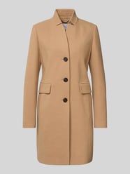 Regular fit lange jas met viscose van comma - 5