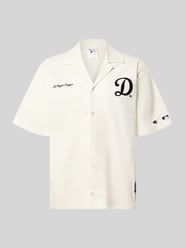 Relaxed Fit Freizeithemd aus Baumwoll-Mix von Champion Beige - 9