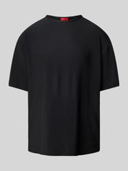 Oversized T-Shirt mit Rundhalsausschnitt Modell 'Dicorduti' von HUGO Schwarz - 17