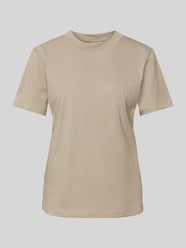 T-Shirt mit Rundhalsausschnitt von Jake*s Casual Beige - 18