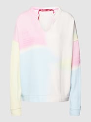 Sweatshirt in colour-blocking-design van Yippie Hippie Roze - 7