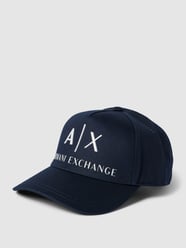 Baseballpet met labelstitching van ARMANI EXCHANGE Blauw - 48