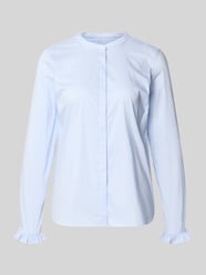 Bluse mit Mao-Kragen und Rüschenärmeln Modell 'Mattie' von MOS MOSH - 29