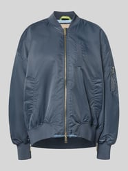 relaxed fit bomberjack met opstaande kraag model 'Ruby' van MOS MOSH - 5