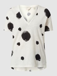 T-Shirt mit Leinen-Anteil Modell 'Zariiah' von Ted Baker Weiß - 32