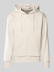 Bluza rozpinana o kroju regular fit z dodatkiem wiskozy od adidas Sportswear - 46