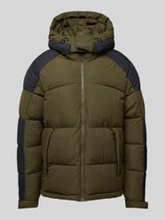 Steppjacke mit Kapuze Modell 'AERO' von Jack & Jones Grün - 23