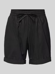 Loose Fit Shorts mit elastischem Bund von s.Oliver RED LABEL Schwarz - 3