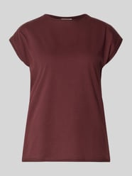 T-Shirt mit Rundhalsausschnitt und Rollsaum von Christian Berg Woman - 22