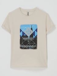 T-Shirt mit Print Modell 'Urbandistrict' von Blue Effect Weiß - 25