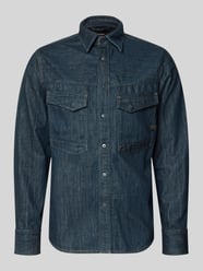 Koszula jeansowa o kroju regular fit z kieszeniami na piersi model 'Dakota' od G-Star RAW - 18