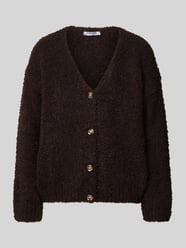 Relaxed Fit Strickjacke aus Woll-Viskose-Mix Modell 'Sofia' von ZABAIONE - 41