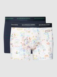 Pants mit elastischem Bund Modell 'Iconic' im 2er-Pack von Scotch & Soda Weiß - 18