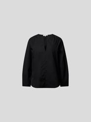 Bluse mit V-Ausschnitt von Vince Schwarz - 8