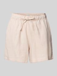 Regular Fit Pyjama-Leinenshorts mit Tunnelzug von Schiesser - 8