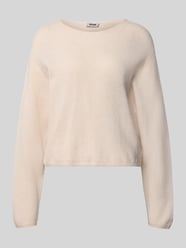 Sweter z dzianiny z mieszanki wełny z domieszką alpaki model 'IMENY' od DRYKORN Fuksjowy - 38