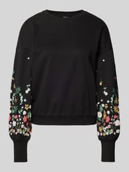 Sweatshirt mit Ballonärmeln Modell 'BROOKE' von Only Schwarz - 35