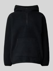 Fleecehoodie mit kurzer Reißverschlussleiste von Levi's® Schwarz - 43