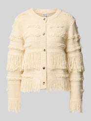 Strickjacke mit Fransenstruktur Modell 'AMELIE' von Brax - 29