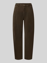 barrel fit corduroy broek van katoenmix van Buena Vista - 13