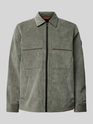 Regular Fit Hemdjacke in Cord-Optik Modell 'Lozzy' von BOSS Orange Grün - 12