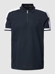 Poloshirt mit Reißverschluss von Christian Berg Men Blau - 19