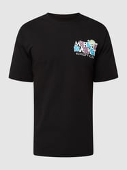 T-shirt z nadrukiem  od MARKET Czarny - 22