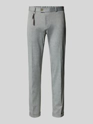 Tapered Fit Stoffhose mit Applikation Modell 'Clow' von CG - Club of Gents - 2