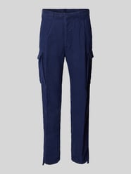 Spodnie cargo z lnu z detalem z logo od Polo Ralph Lauren - 37