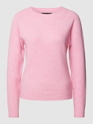 Strickpullover mit Rundhalsausschnitt Modell 'DOFFY' von Vero Moda Pink - 18