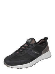 Sneakers met contrastgarnering van bugatti Grijs / zwart - 29