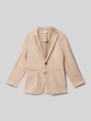 Regular Fit Blazer mit aufgesetzte Seitentasche von s.Oliver RED LABEL Beige - 41