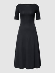 Midi-jurk met boothals van Lauren Ralph Lauren Zwart - 19