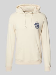 Hoodie mit Statement-Print Modell 'JAS' von Blend Beige - 14