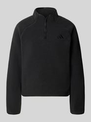 Regular Fit Fleecejacke mit Troyerkragen von adidas Sportswear - 12