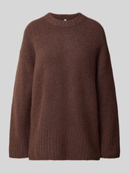 Regular fit pullover met geribde boorden model 'PCTINA' van PIECES - 48