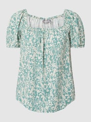 Blouseshirt met carmenhals, model 'Fanita'  van Fransa Groen - 15