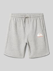 Szorty z dzianiny dresowej o kroju regular fit z nadrukiem z logo model ‘EASY DAY’ od Quiksilver - 47