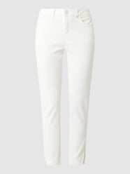 Korte broek met stretch  van comma Wit - 38