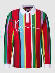 Poloshirt mit Label-Stitching von KARL KANI Rot - 27