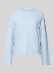 Sweter z dzianiny o kroju relaxed fit z dekoltem okrągłym model „SIMONI” od ONLY - 16