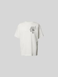 T-Shirt mit Label-Print von Kenzo Beige - 41