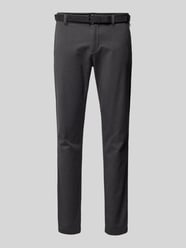 Slim Leg Chino mit Gürtel  von Tom Tailor Grau - 20