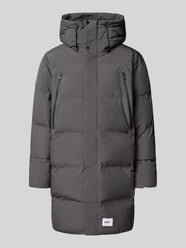 Gewatteerde lange jas met borstzakken, model 'Morse2' van khujo - 16