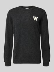 Sweter z dzianiny z Wełna jagnięca Model 'Tay' od Wood Wood - 18