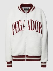Oversized Jacke in Woll-Optik Modell 'MINK' von Pegador Weiß - 21